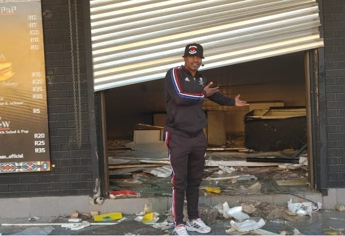 FORMER ORLANDO PIRATES STAR LUCKY LEKGWATHI’S RESTAURANT LOOTED IN SOWETO