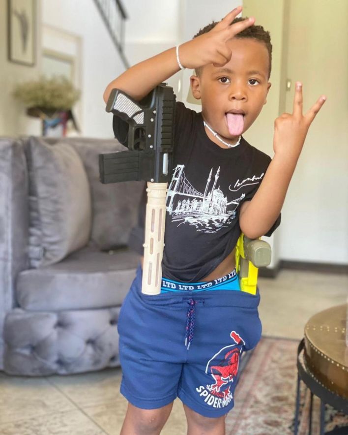 Anele Mdoda celebrates son’s 6th birthday