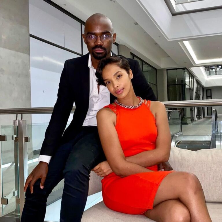 Dr Musa Mthombeni And Former Miss Sa Liesl Laurie Celebrate First Year Anniversary 1575