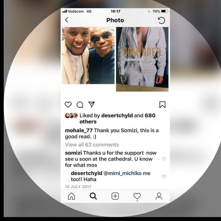 How and where Somizi and Mohale met
