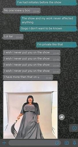 WhatsApp Screenshots: Izangoma Zodumo star Gogo Ngwemabala’s life under serious threat – It’s war