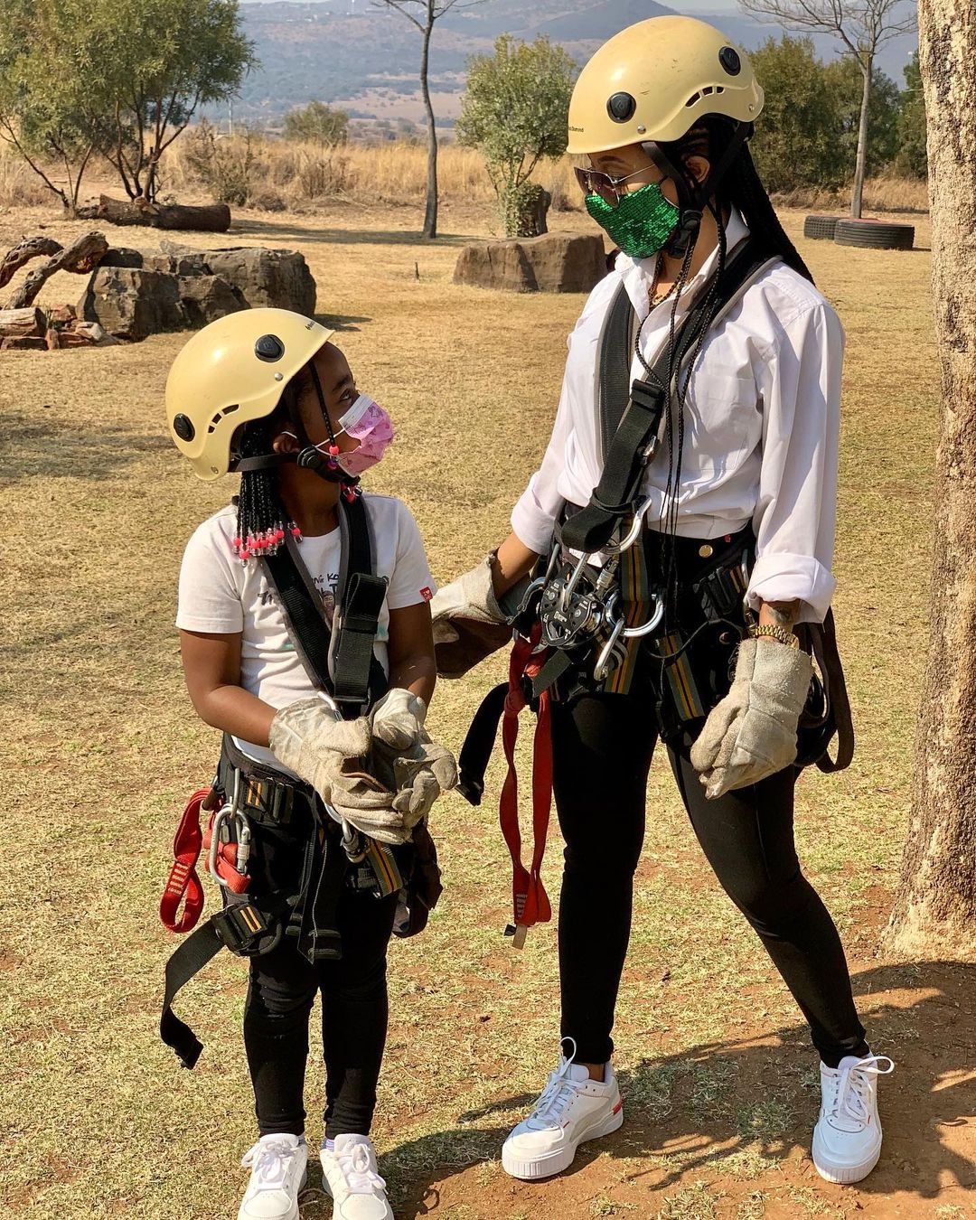 Photos: Inside Kelly Khumalo and family’s weekend getaway