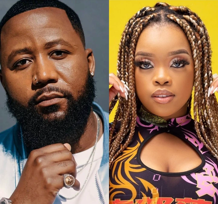 Cassper Nyovest and Boohle kiss and makeup