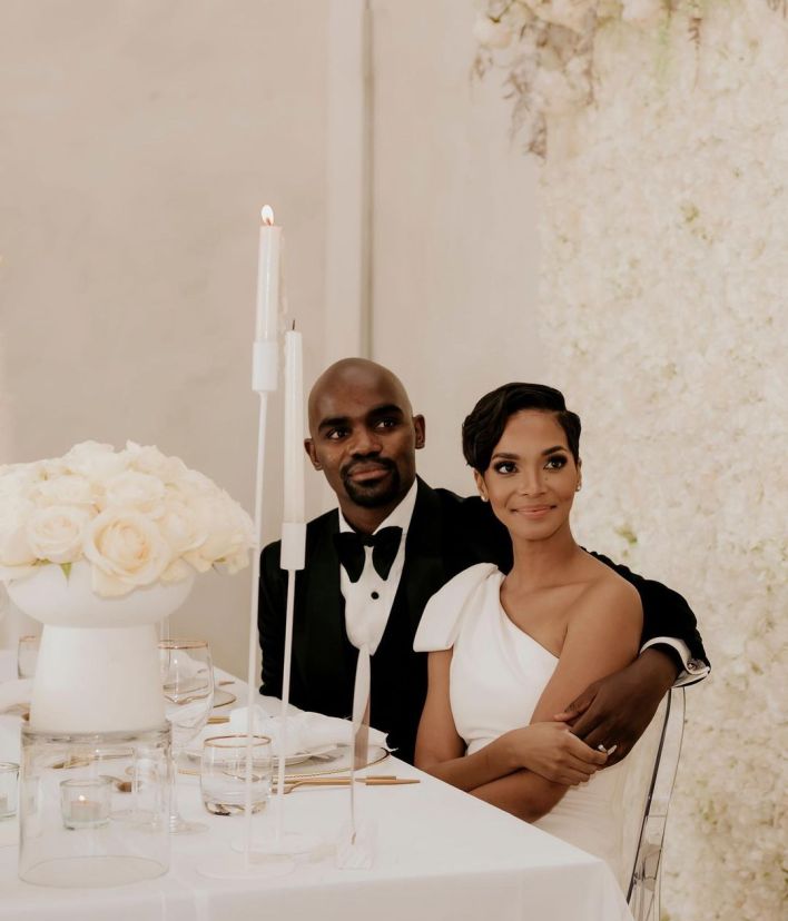 More photos from Liesl Laurie and Dr Musa’s white wedding