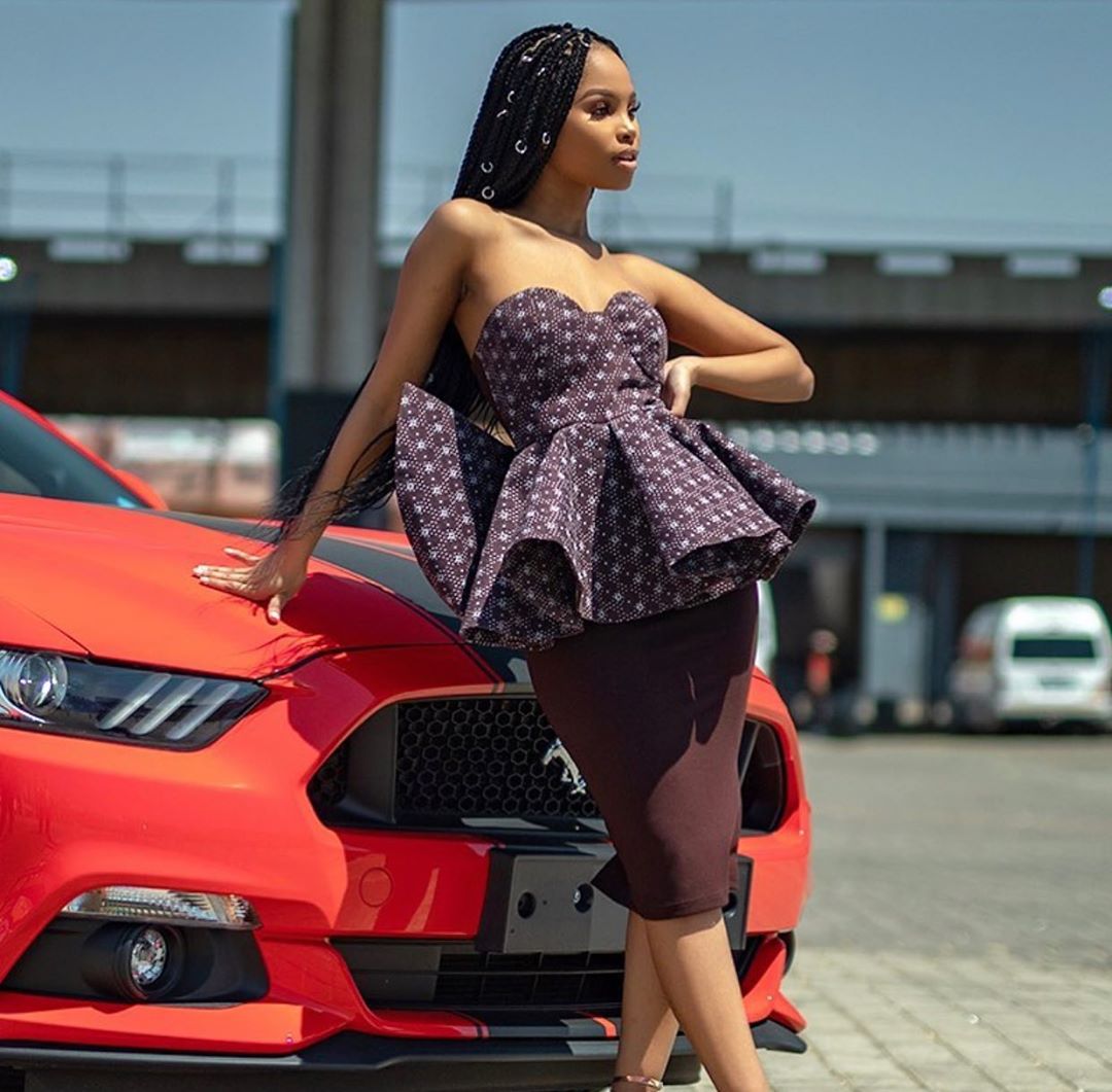 Model Nandi Mbatha made to pay R9k after broke lover crashes her car – Video