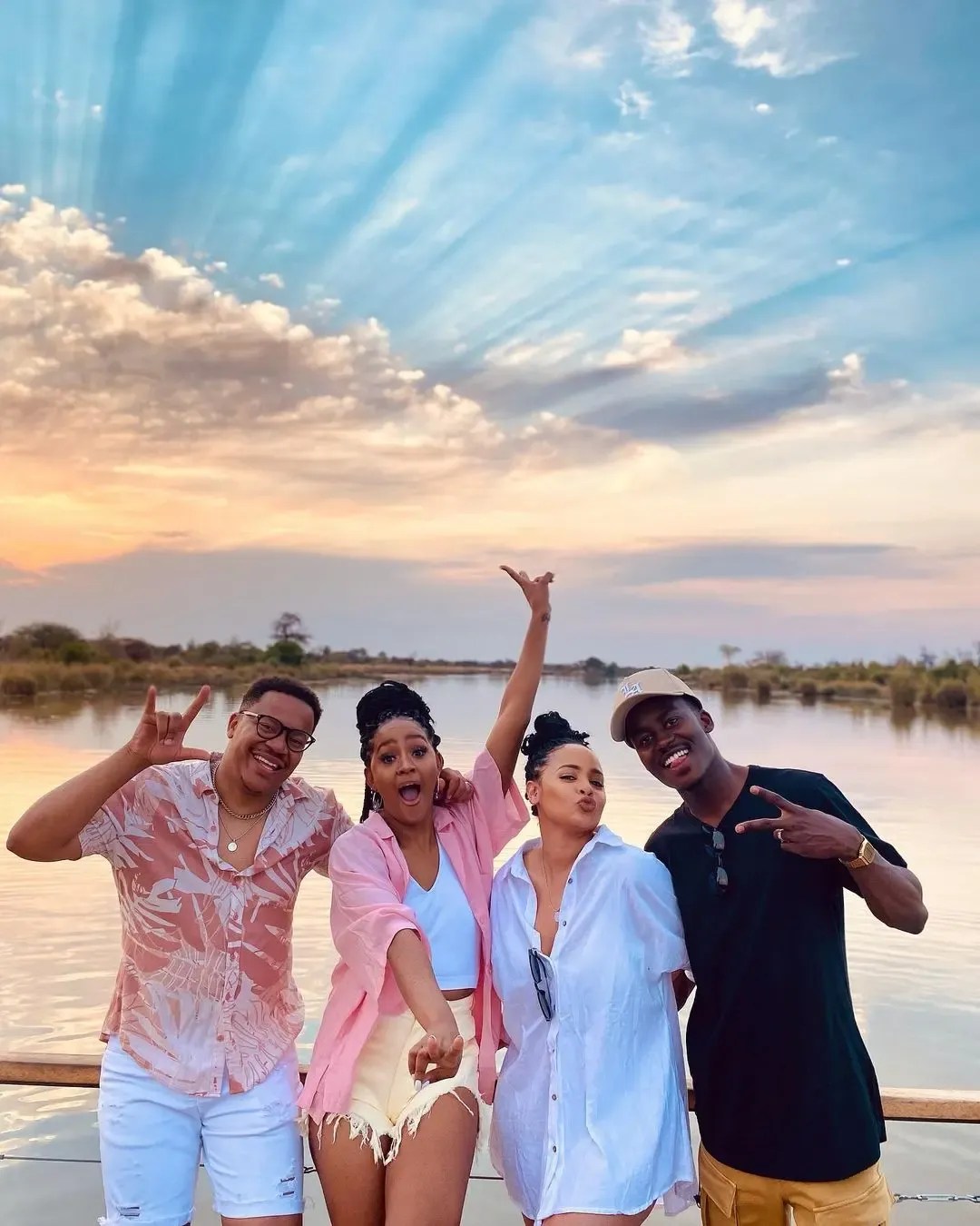 Photos: Inside The Ledwaba’s And The Ndlovu’s Vacation