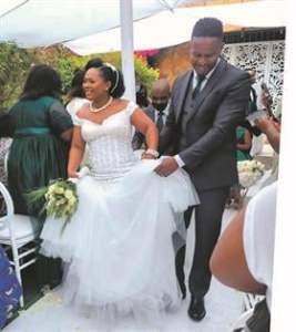 From DMs to getting married: Inside beautiful wedding of SA couple, Betty and Tebogo Padi who met on Facebook (Photos)