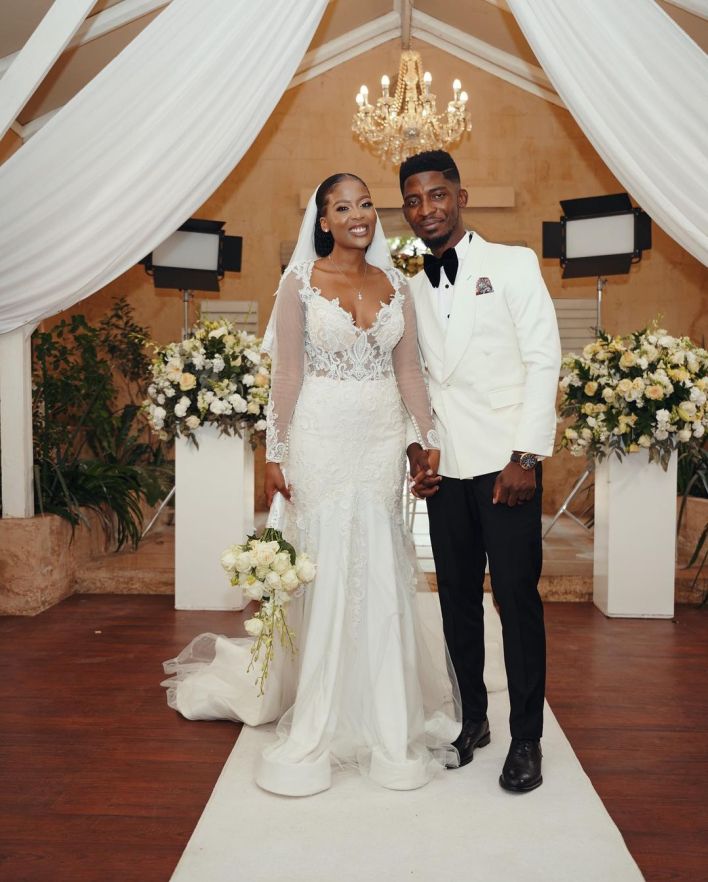 Inside Idols SA winner Karabo Mogane and Sinesipho’s dreamy white wedding – Photos