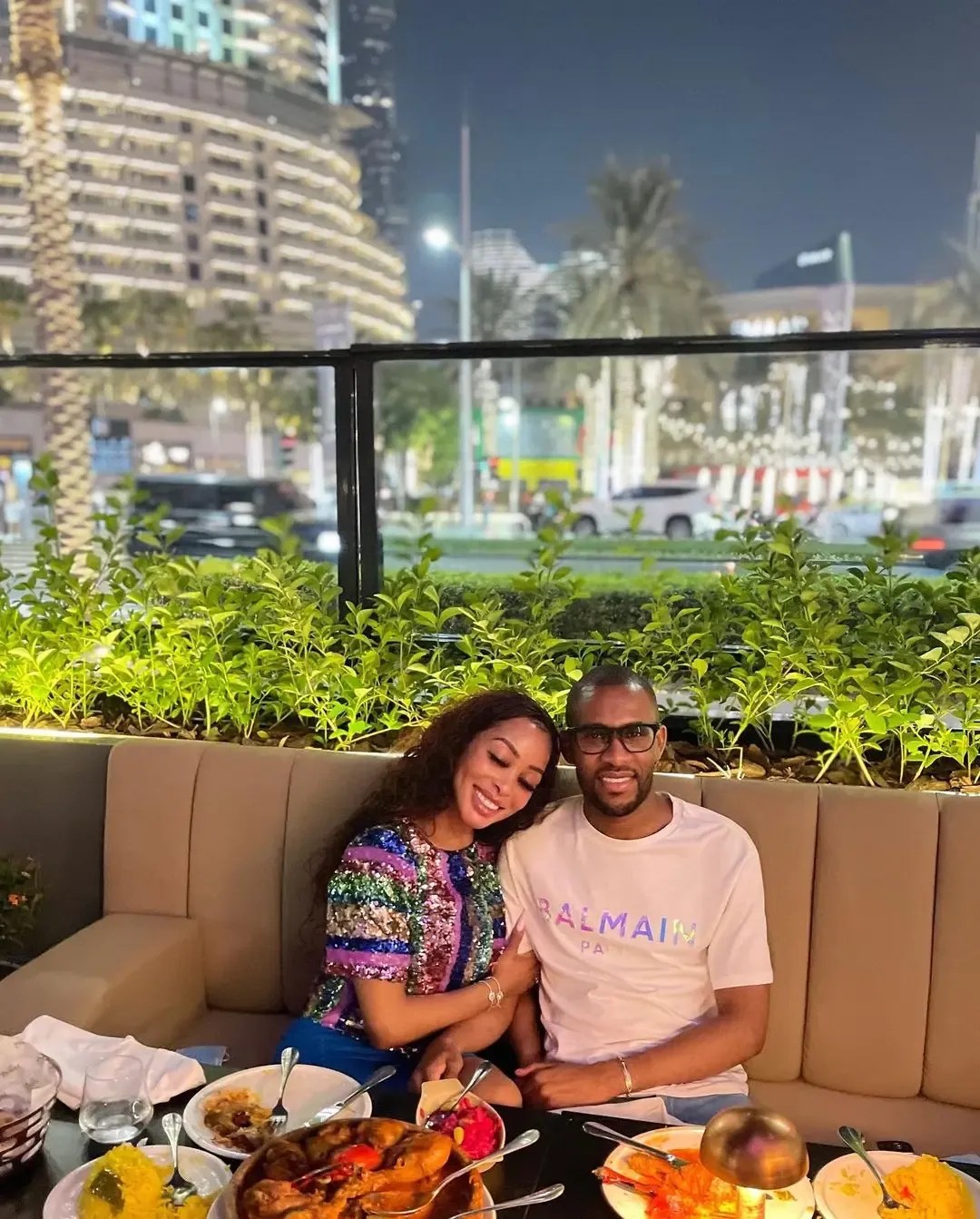 Photos: Khanyi Mbau gets spoiled by lover in Dubai