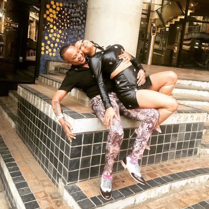 Actress Letoya Makhene and Lebo Keswa nominated for cute couple award