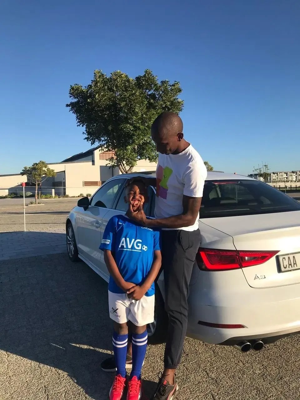 Former Orlando Pirates star Mark Mayambela shows off his most priced possessions