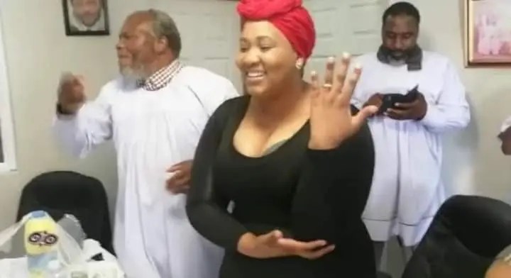 Viral Shembe dancer Mbali Nyandeni spark engagement rumours to a Shembe preacher – Photos