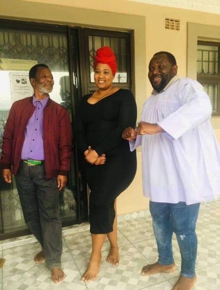 Viral Shembe dancer Mbali Nyandeni spark engagement rumours to a Shembe preacher – Photos