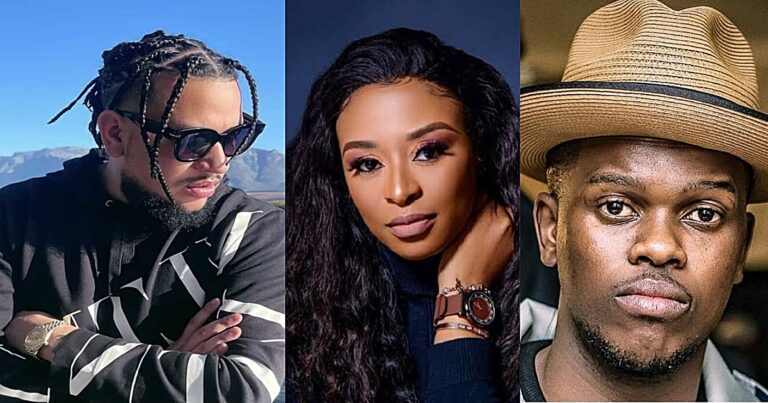 DJ Zinhle opens up on having AKA and Murdah Bongz together