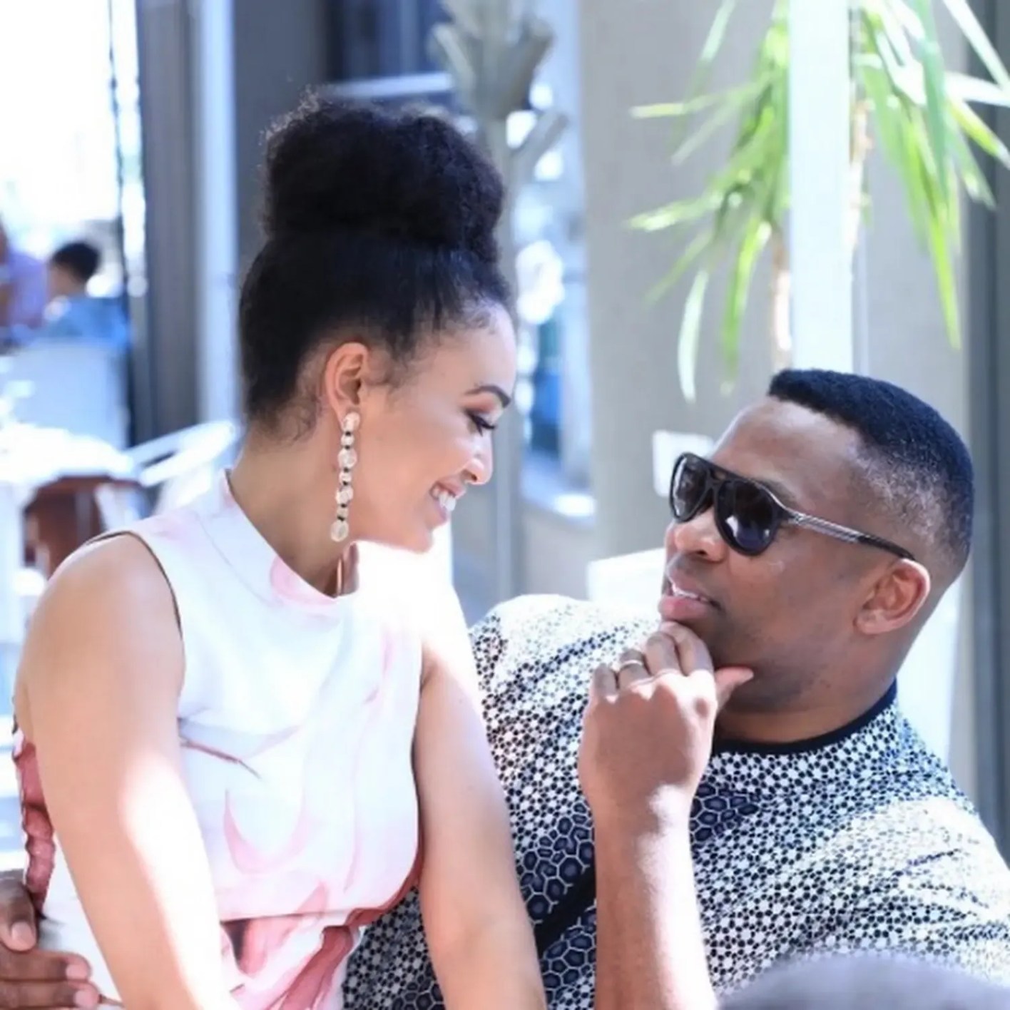 Robert Marawa details how he met Pearl Thusi