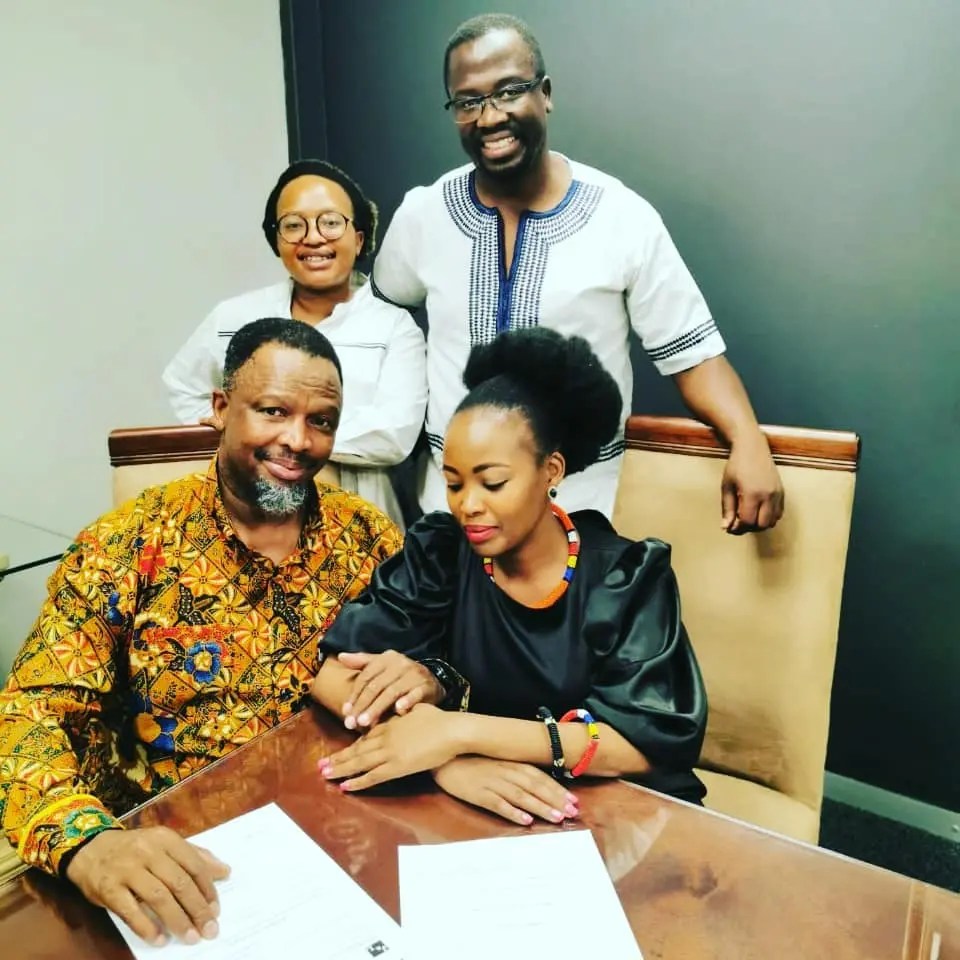 Sello Maake KaNcube and wife, Pearl Mpho make it official