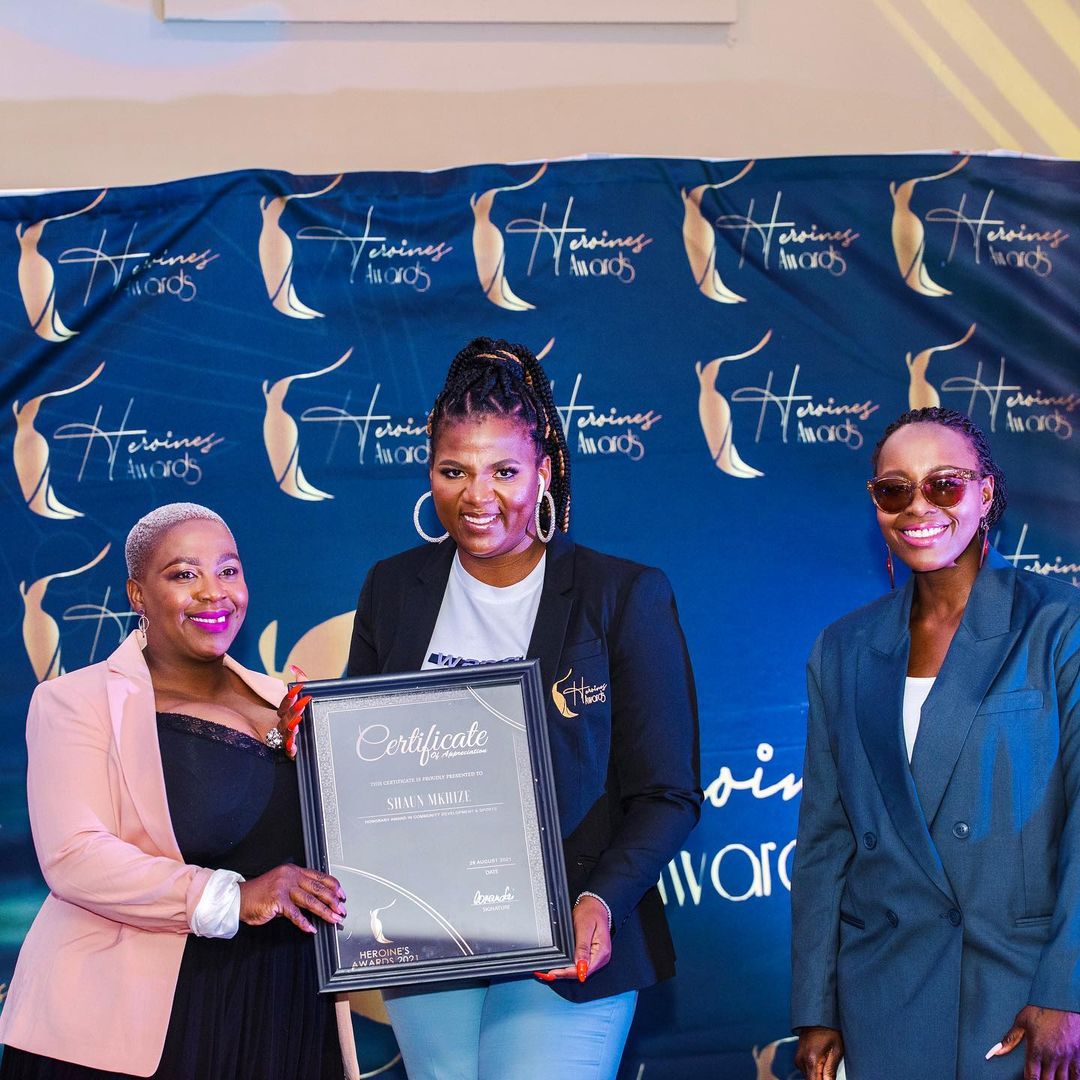 Reality TV star Shauwn Mkhize awarded for her role in sport development