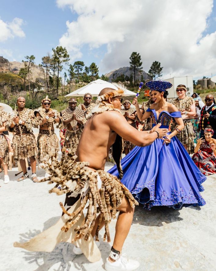 Inside former Miss SA Tamaryn Green’s traditional wedding – Photos