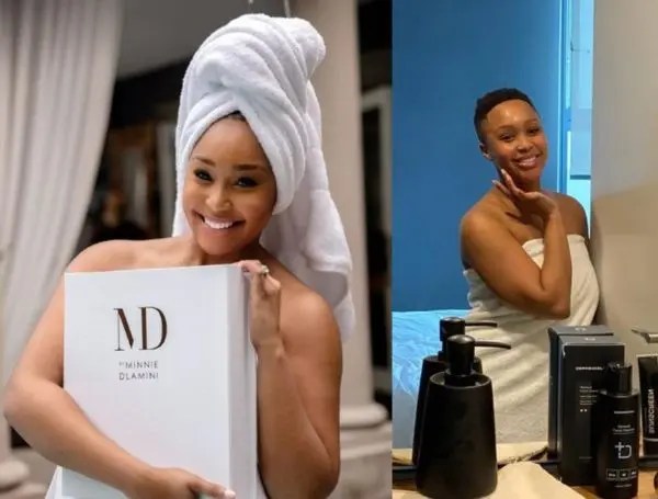 Minnie Dlamini dumps her skincare brand to promote another – Mzansi reacts