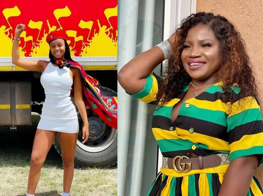 Actress Ntando Duma gets dragged into Makhadzi’s ANC saga