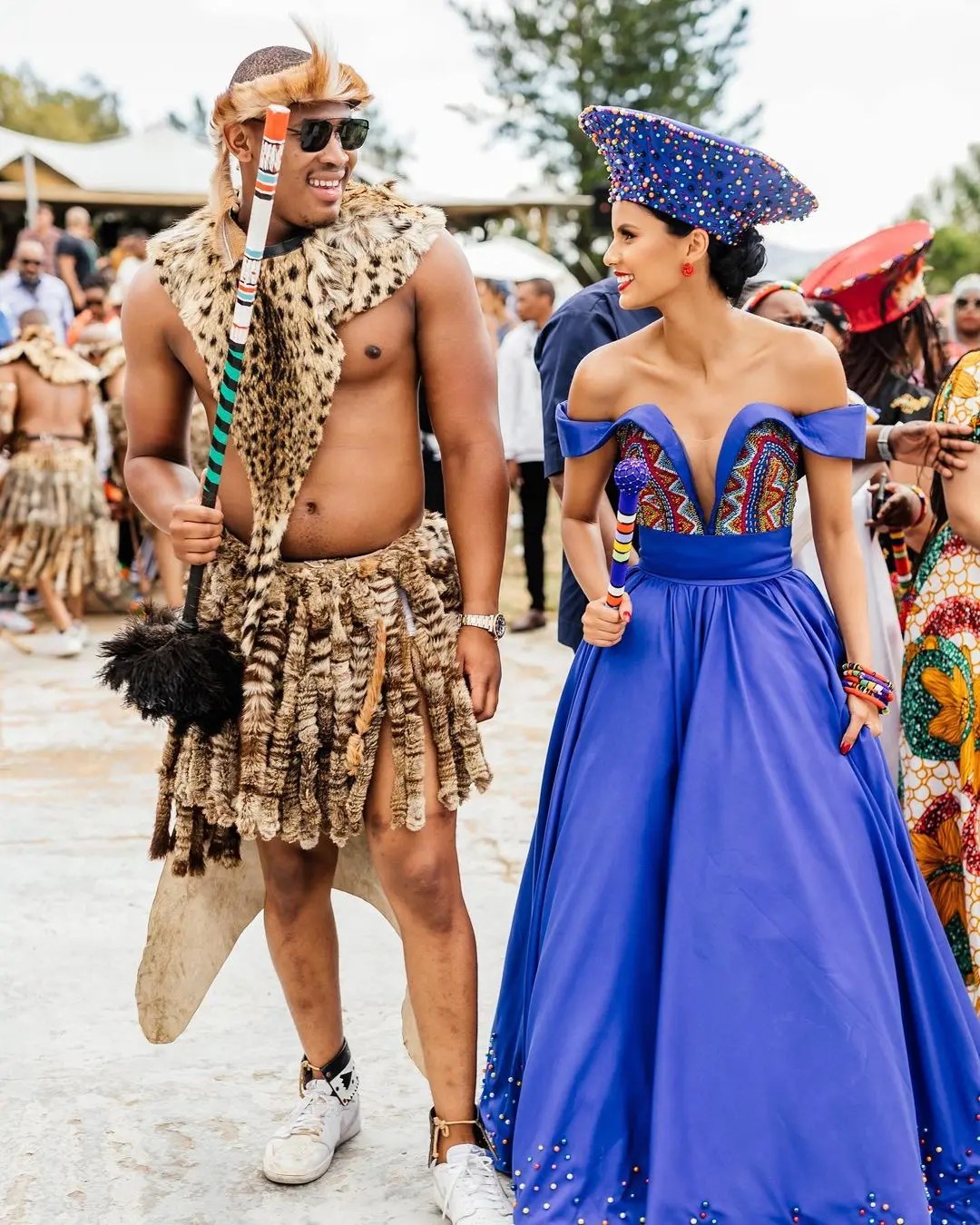 Fashion designer in hot water over former Miss SA’s traditional wedding dress