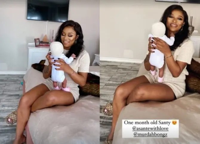 DJ Zinhle and Murdah Bongz celebrate as daughter turns 1 month old
