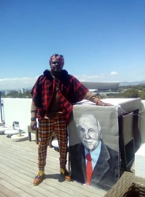 Knives out for Rasta after his portrait of FW De Klerk