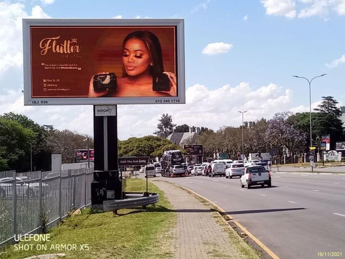 PIC: Lerato Kganyago excited after spotting herself on a billboard