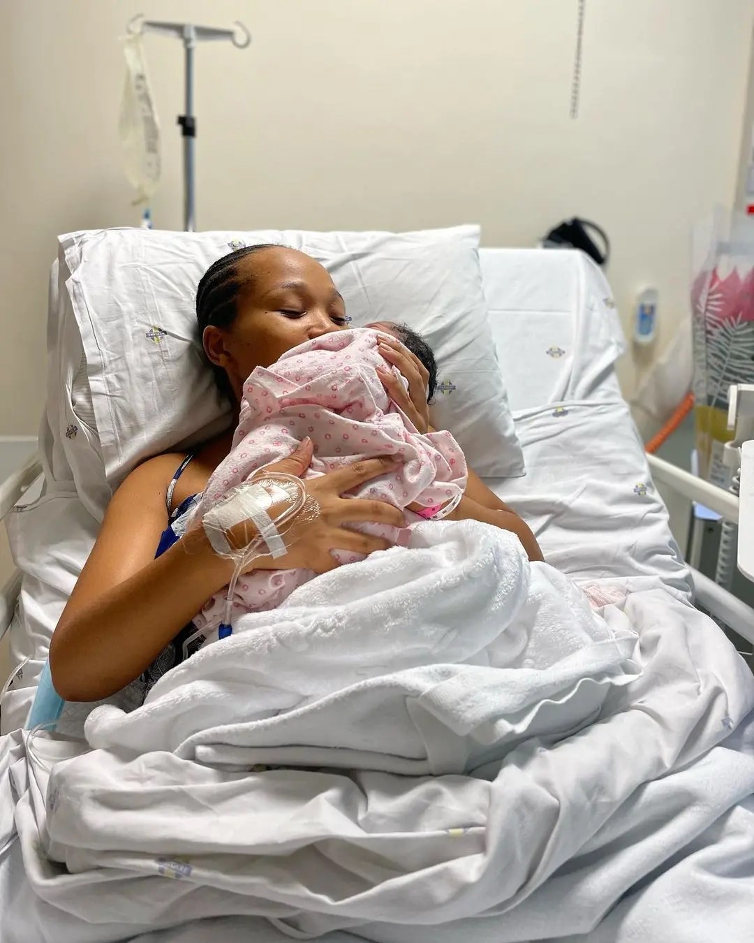 Actress Millicent Mashile gives birth to a bouncing baby girl