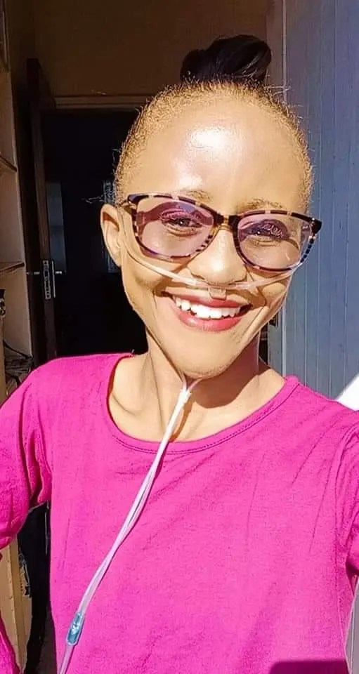 Nompilo Dlamini gives an update on her lung transplant in India