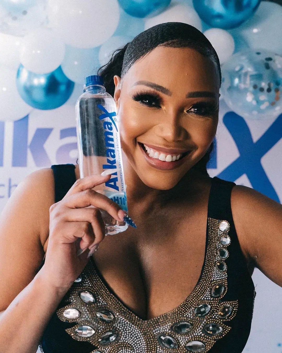 Sonia Mbele officially launches her alkaline water brand, ‘Alkamax’