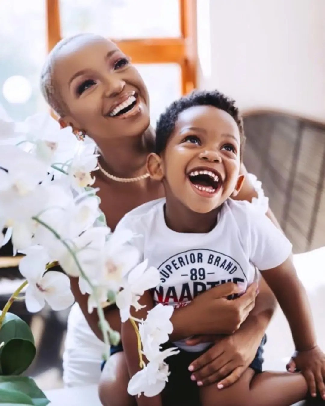 Nandi Madida’s son Shaka auditions to sing Osama with his dad on stage – Video