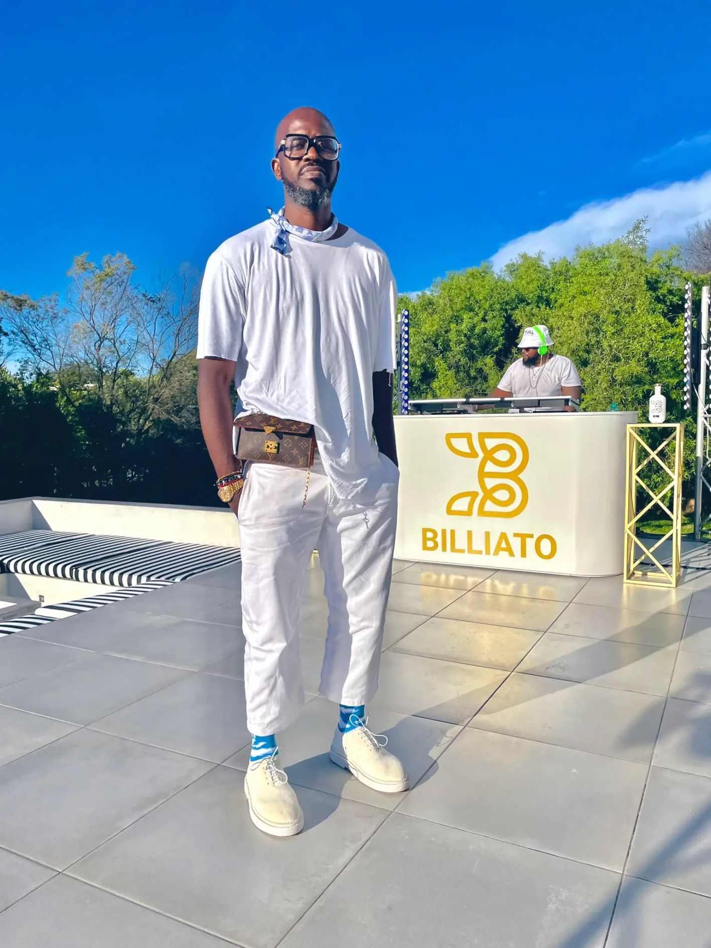 Cassper Nyovest excited as Black Coffee performs at his Billiato Private launch (Video)