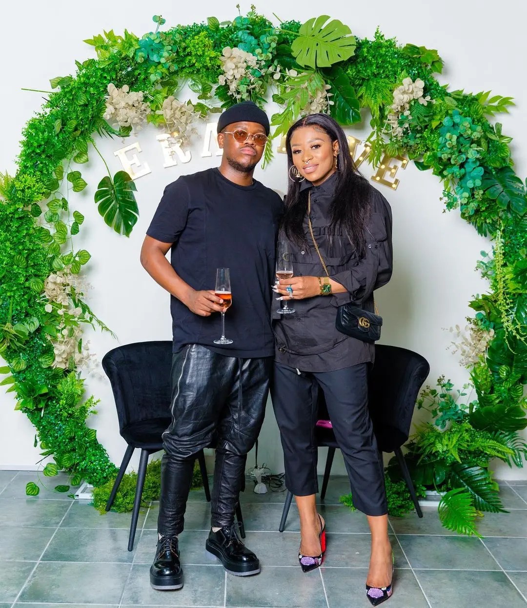 DJ Zinhle Gushes Over Her Baby Daddy, Murdah Bongz – Photos