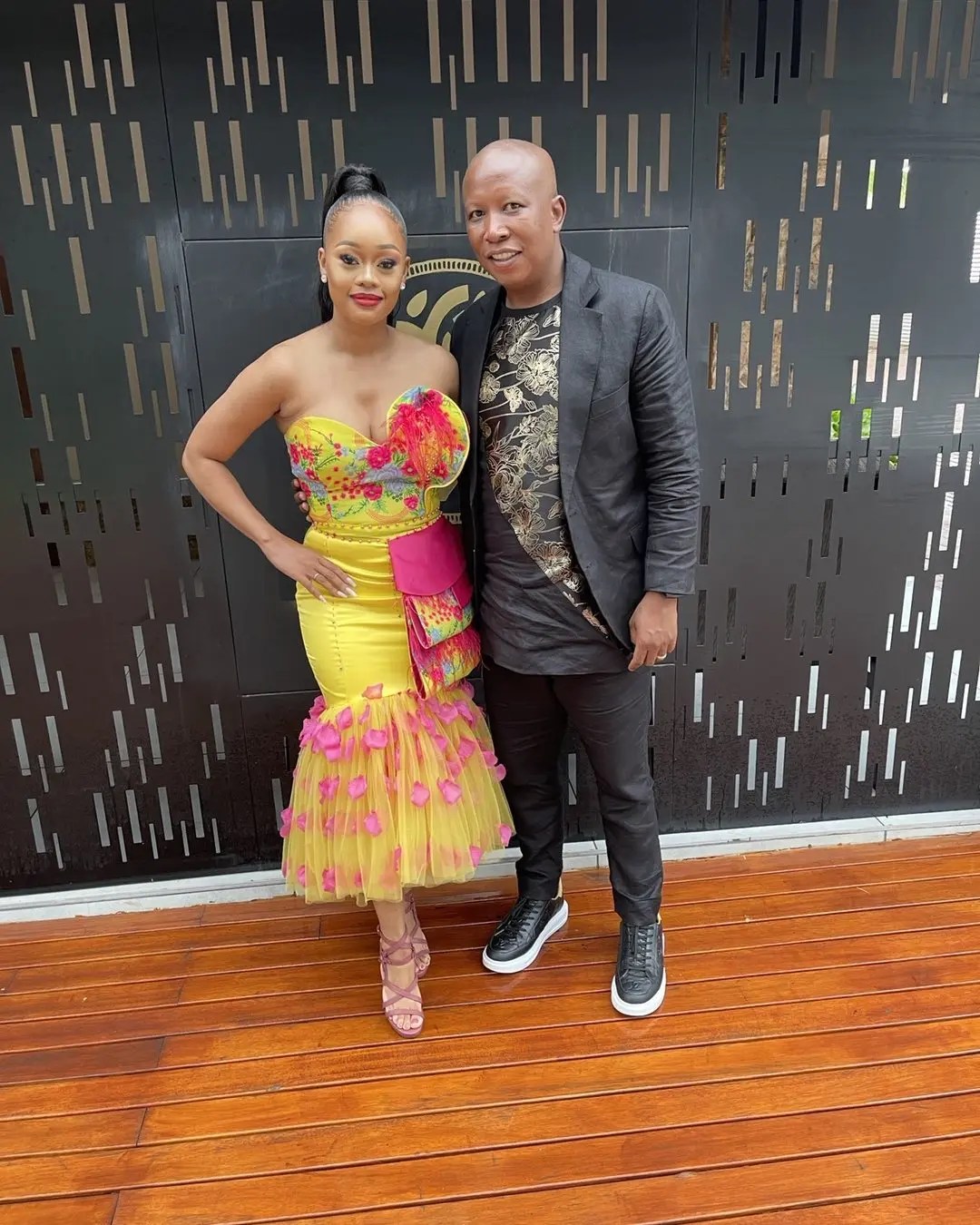 Julius Malema and wife celebrate 7th wedding anniversary