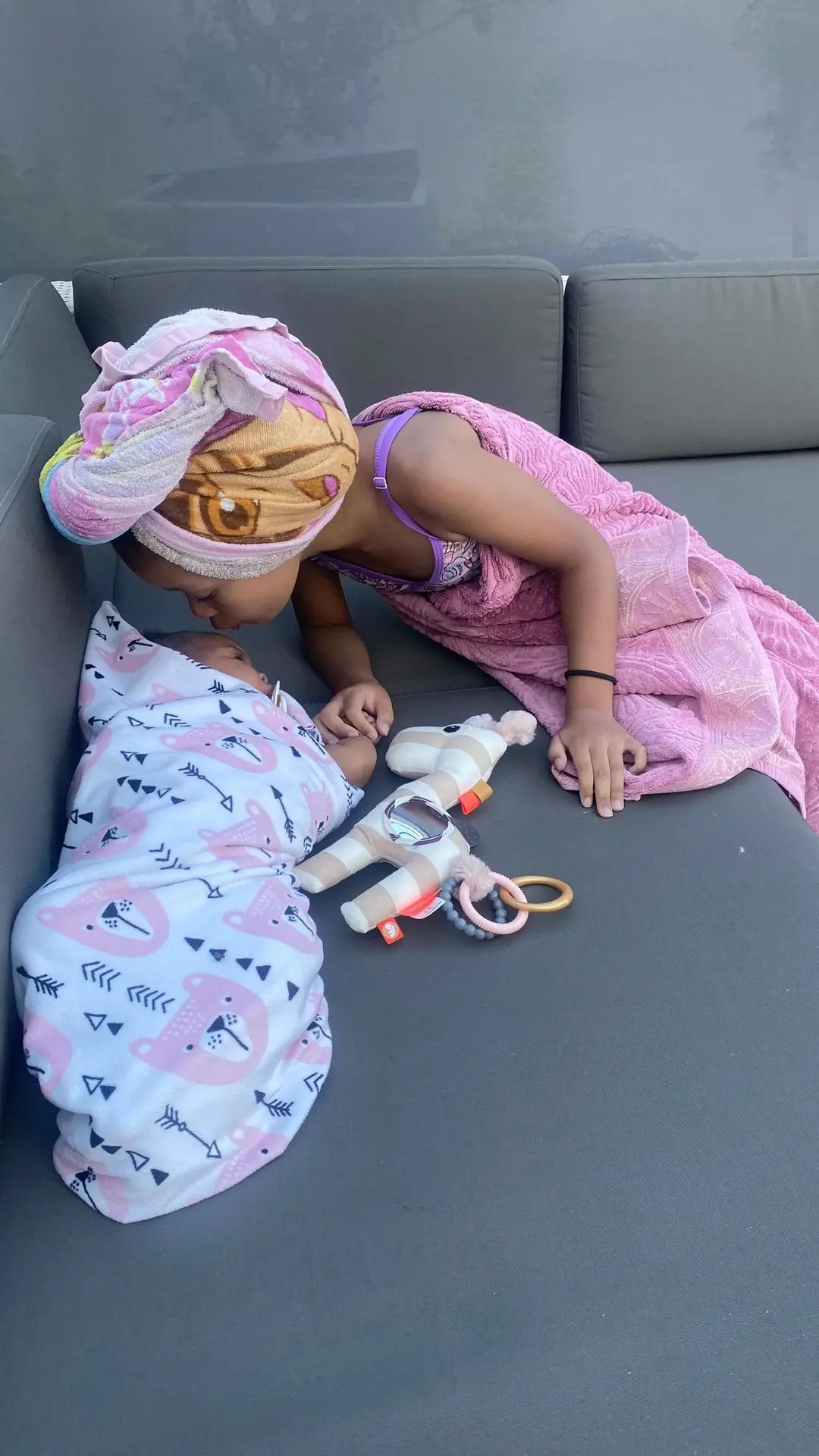 Cute video of Kairo Forbes and baby Asante melts Mzansi hearts