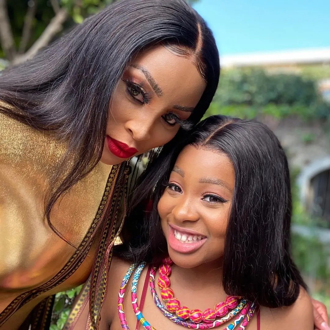 Khanyi Mbau sets the Record straight about her daughter being pregnant