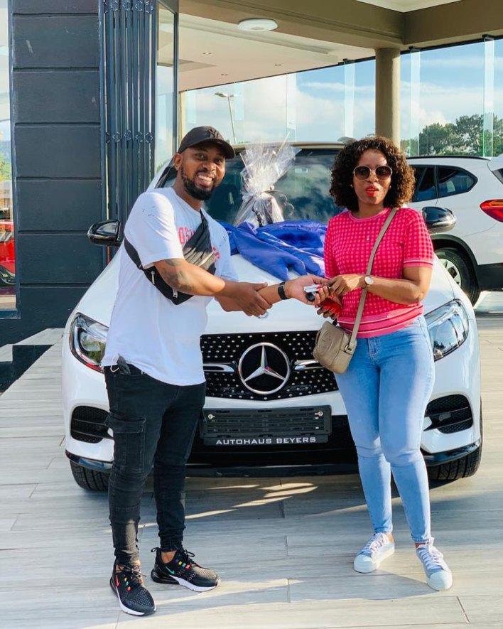 Mr JazziQ buys his mum new Mercedes Benz – Photos