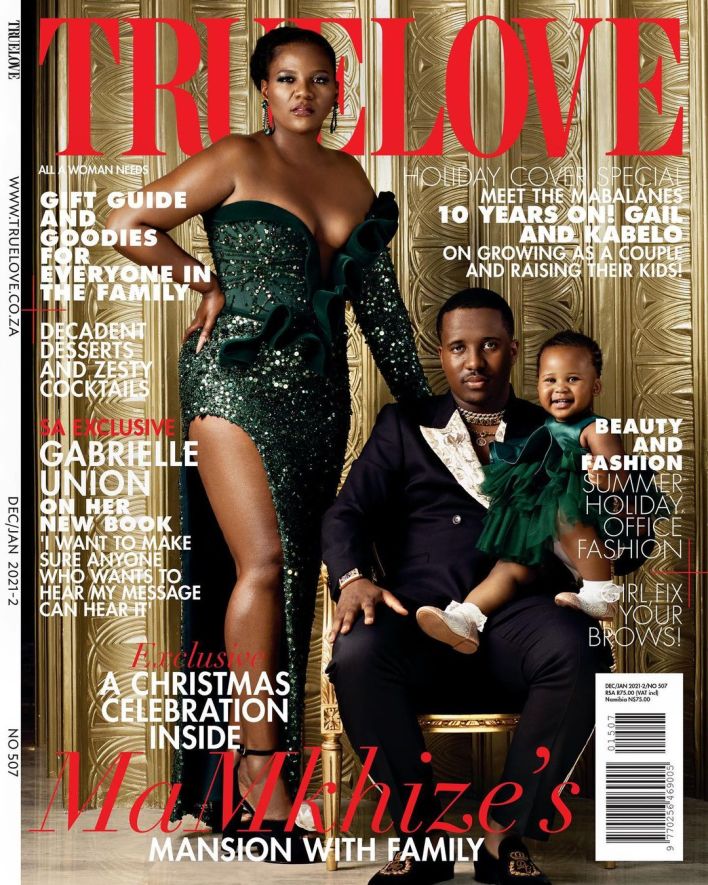 Dr. Shauwn and son, Andile stun on True Love magazine cover