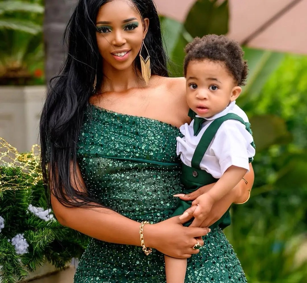 Influencer Kim Kholiwe celebrates son’s 1st birthday