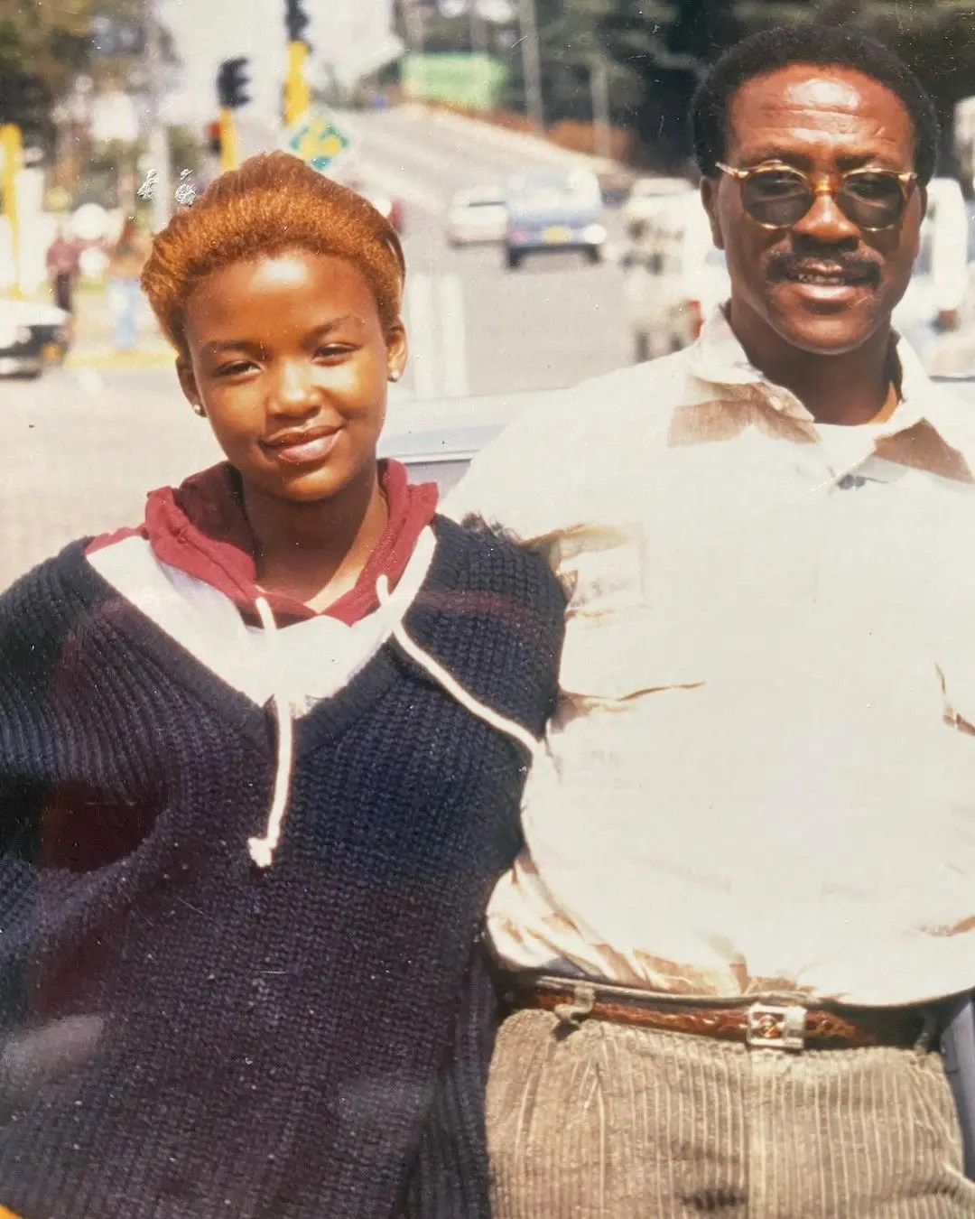 Media personality Nonhle mourns the death of her Father Derrick Thema