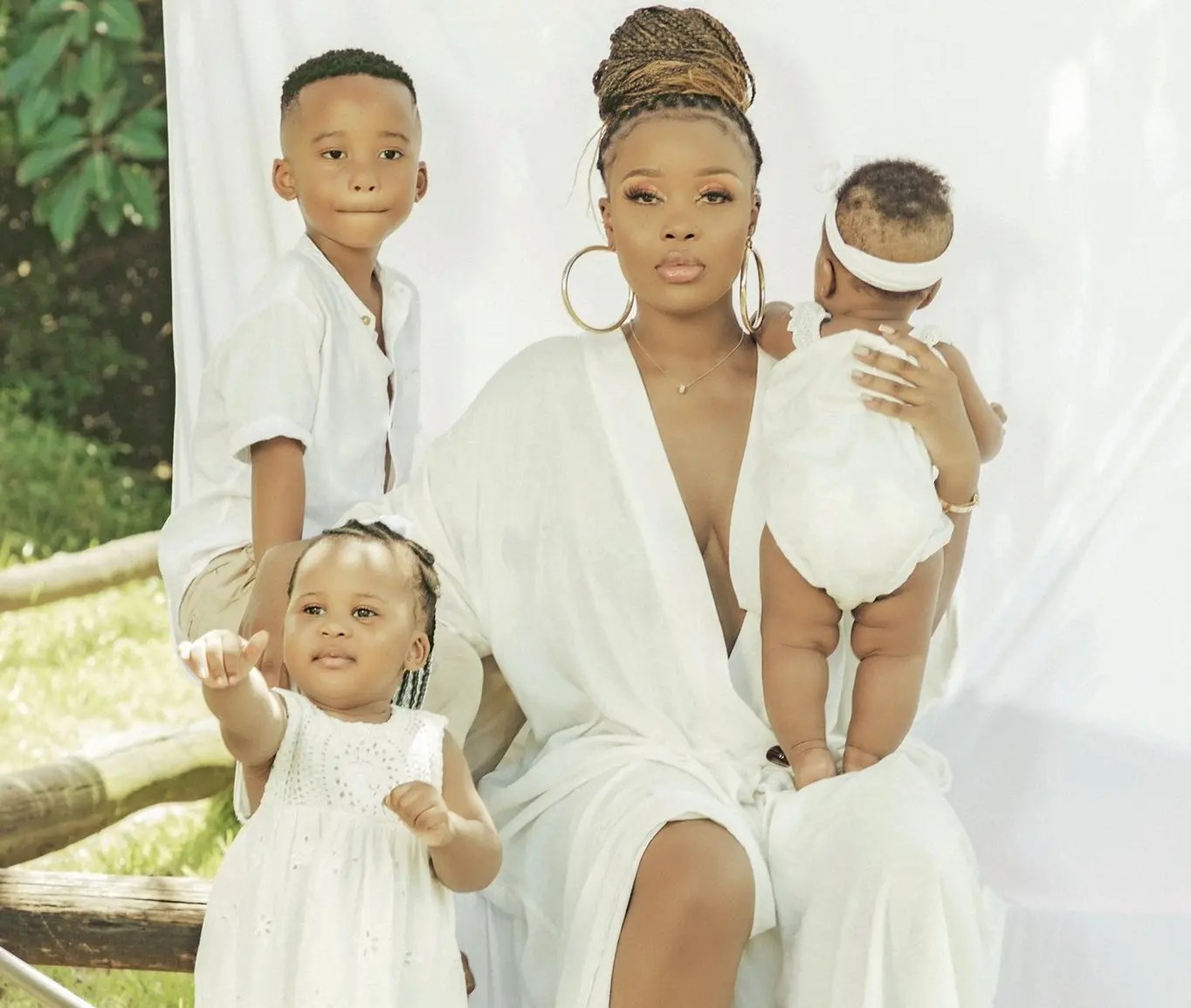 Here’s why Sithelo Shozi doesn’t reveal her last-born baby’s face