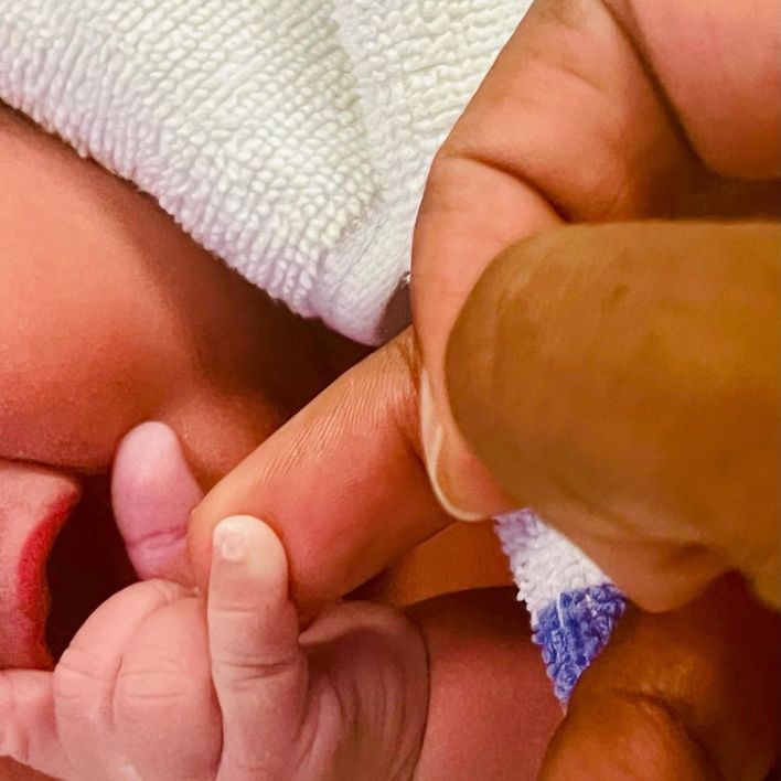 Tumi Sole and wife welcome their baby girl – Photos