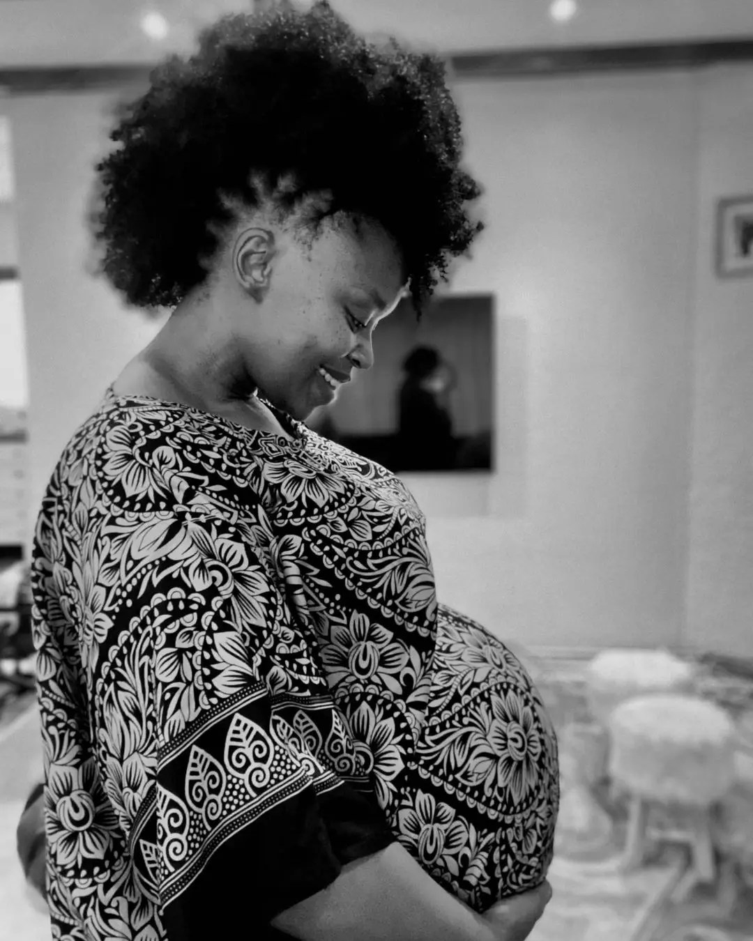 Zoleka Mandela shares photo of a 4D scan of her baby