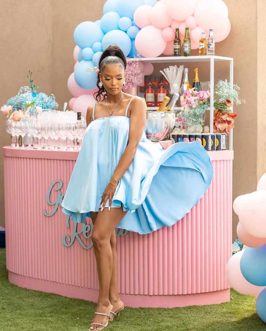 A look into Ayanda Thabethe’s beautiful gender reveal party – Photos