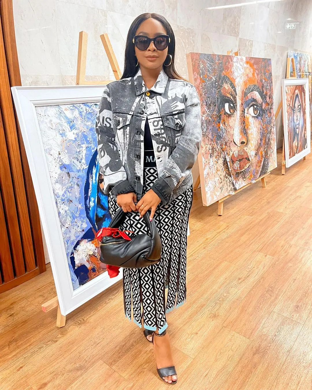 Boity Thulo makes fashion statement in a stunning MaXhosa skirt – Photos