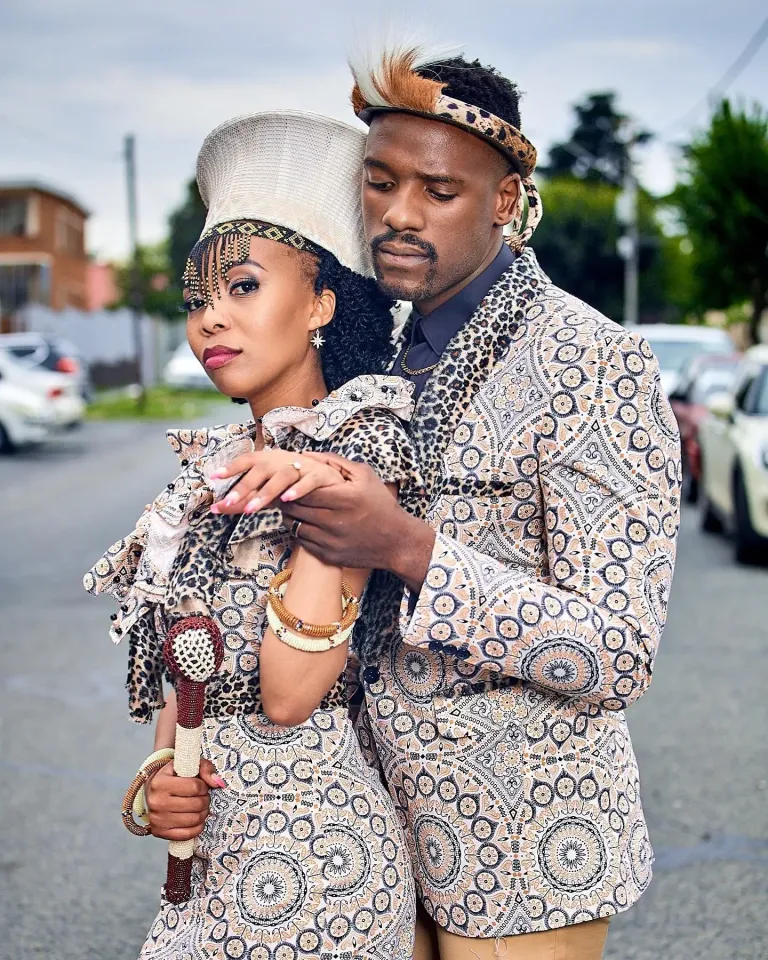 Inside The Wife actor Bonko Khoza and his wife Lesego’s beautiful traditional wedding – Pictures