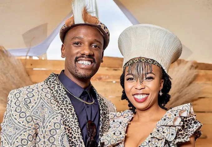 Inside The Wife actor Bonko Khoza and his wife Lesego’s beautiful traditional wedding – Pictures