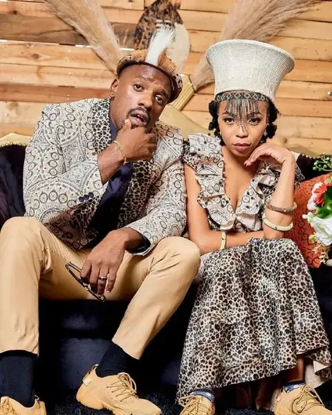 Inside The Wife actor Bonko Khoza and his wife Lesego’s beautiful traditional wedding – Pictures