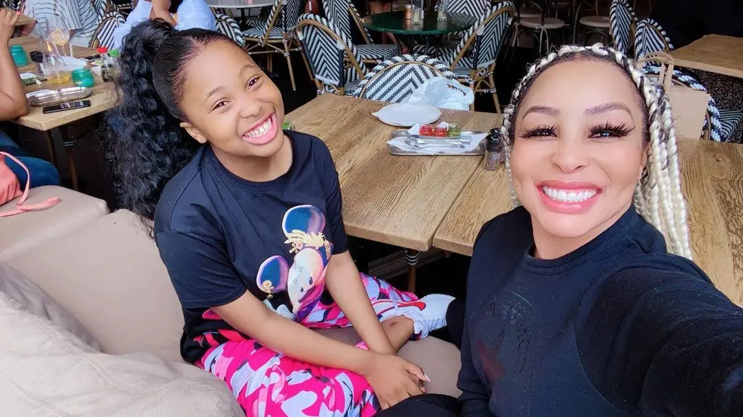 Khanyi Mbau tells daughter there is no age to losing her v!rginity